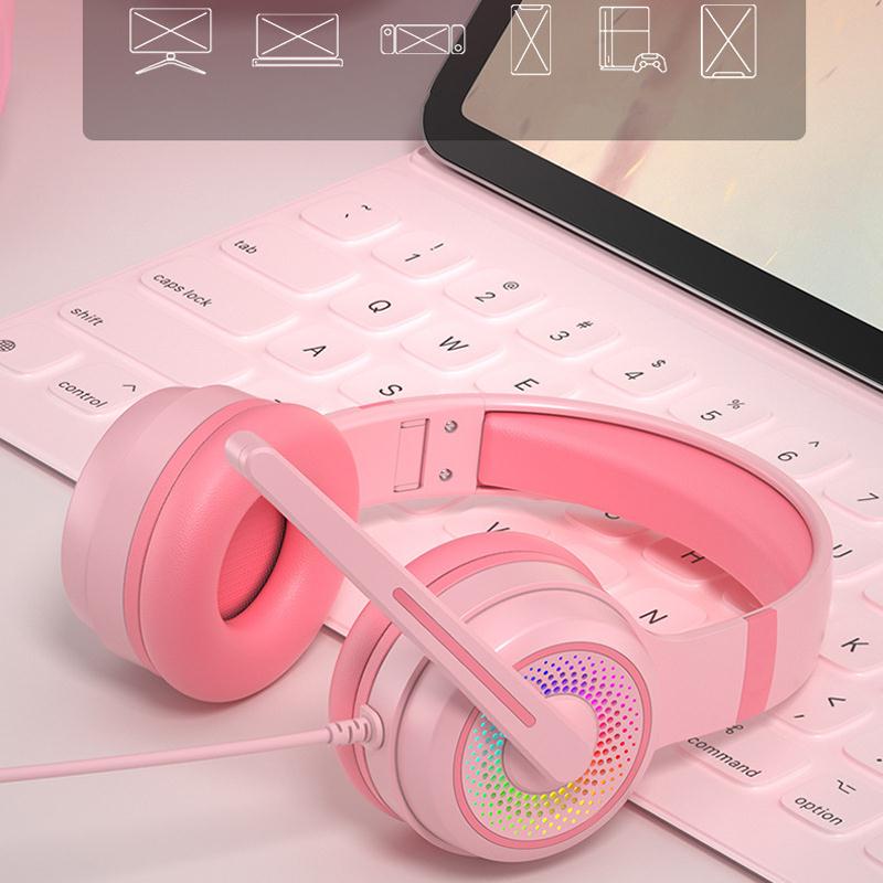 Y20 RGB Light Design Head-mounted Wired Bass Stereo Sound Headphone Computer Gaming Headset with Mic (CE Certificated) Y20 RGB Light Design Head-mounted Wired Bass Stereo Sound Headphone Computer Gaming Headset with Mic (CE Certificated)